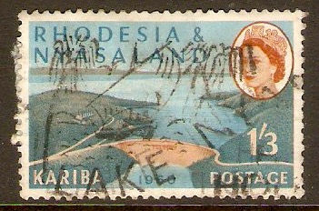 Rhodesia & Nyasaland 1960 1s.3d Kariba Dam Series. SG35.